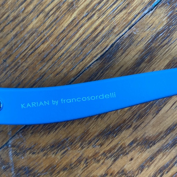 Kurt Cobain Blue Round Sunglasses KARIAN by francosordelli Made In Italy - Picture 7 of 8